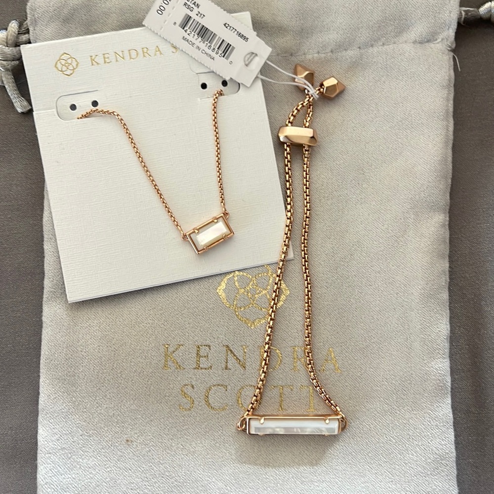 Kendra Scott Necklace and bracelet set